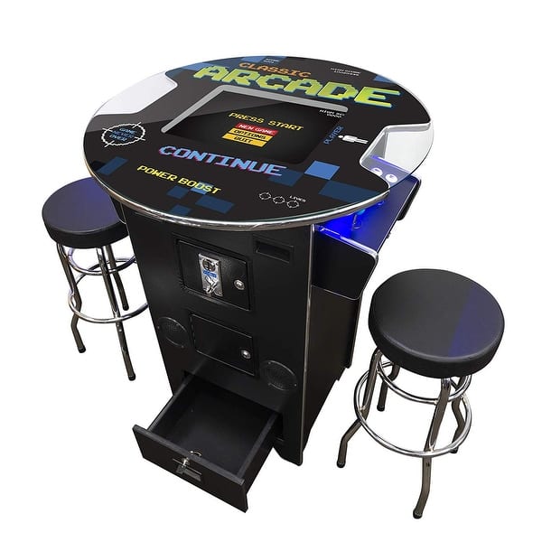 Creative Arcades 412 Classic Games 39""H Pub Table Arcade Machine, Full